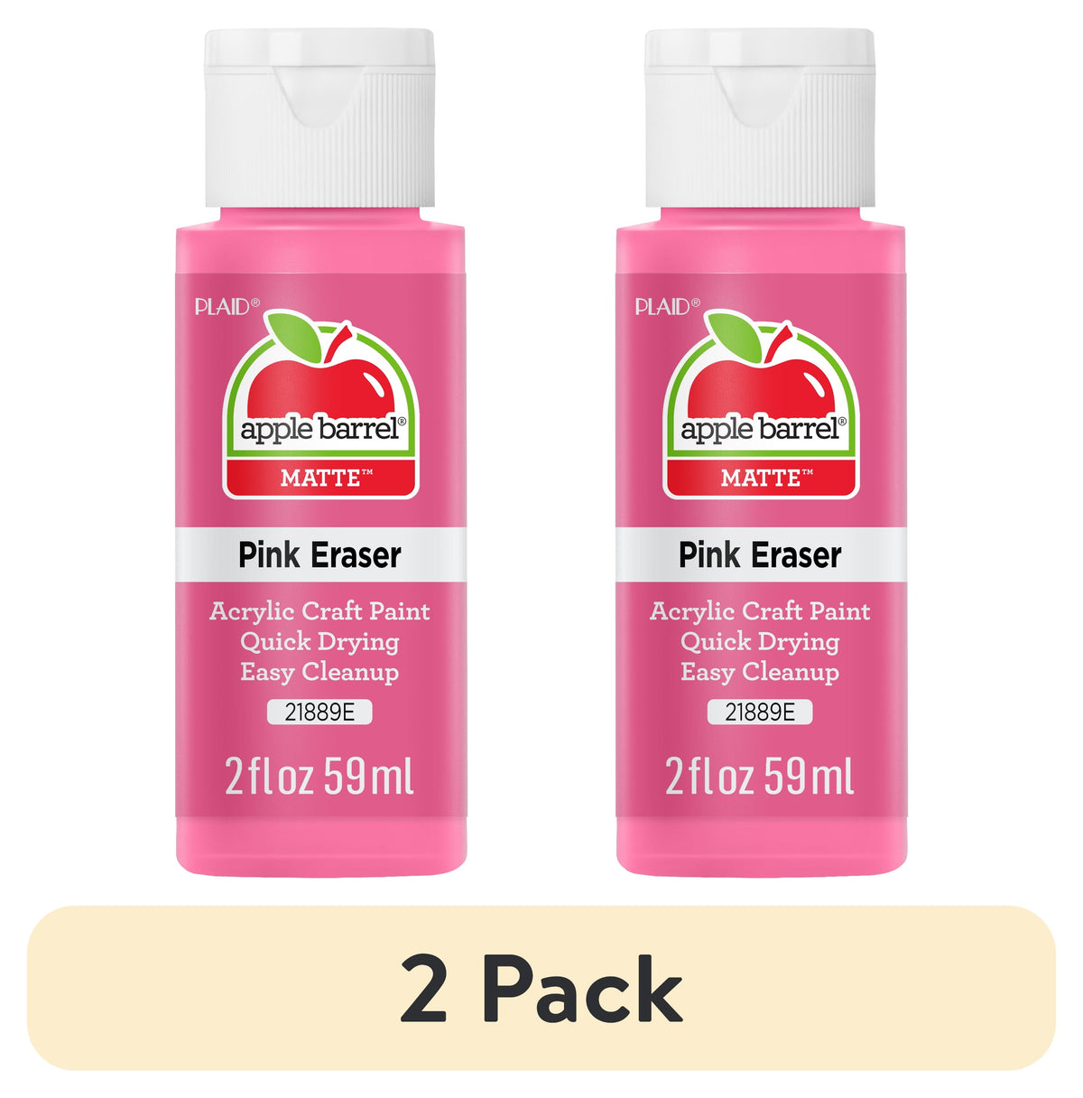 Apple Barrel Acrylic Craft Paint, Matte Finish, Pumpkin Orange, 2 fl oz