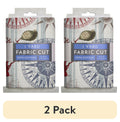(2 pack) David Textiles Nautical Navigation 44" Cotton Sewing & Craft Fabric 1 yd Pre-cut, Multi-Color