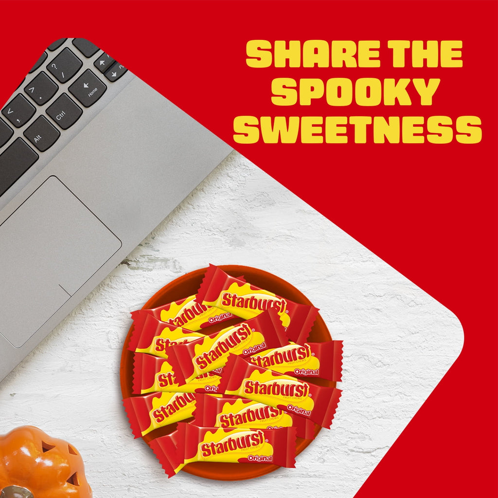 Starburst Original Fruit Chews Gluten Free Fun Size Halloween Candy - 9.17 oz Bag