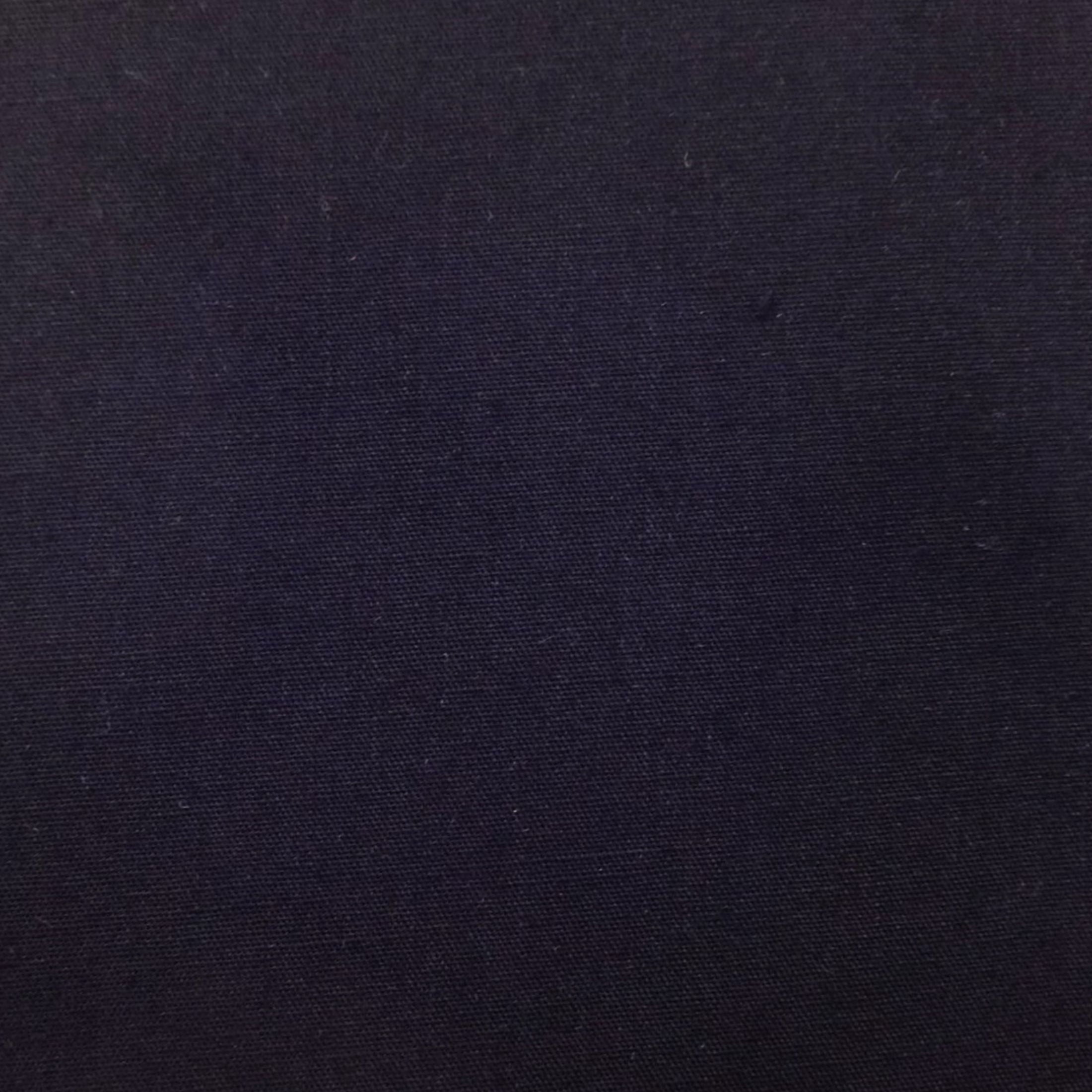 Shason Textile 2 Yard Cut Poly Cotton Fabric, Black, 44" Wide for Craft & Quilting Projects