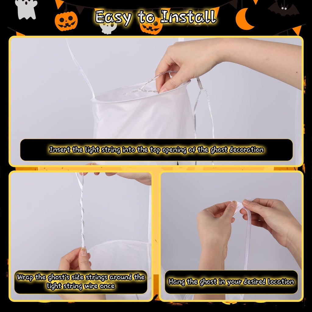 16.4Ft Large Spider Webs Halloween Decorations Lights, Outdoor Battery Operated Purple Halloween String Lights with 8 Modes Remote Control 125 LEDs Spiderweb,60" Large Spider,Waterproof (Purple)