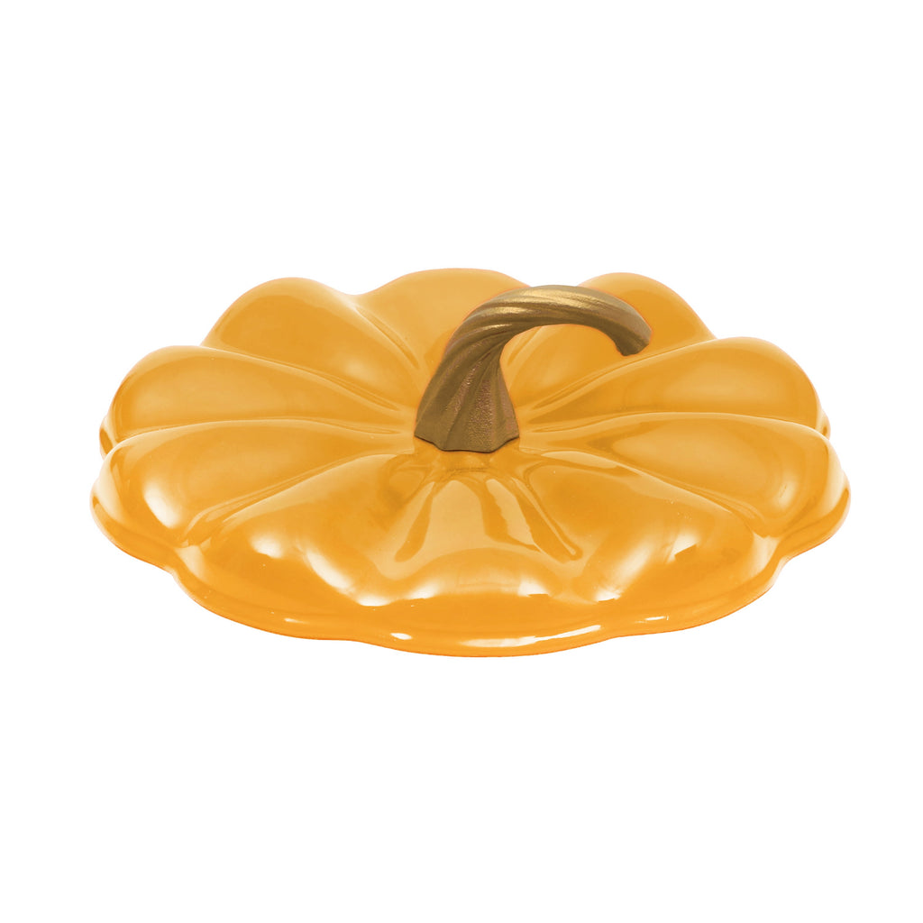 The Pioneer Woman 3.5-Quart Pumpkin Enameled Cast Iron Dutch Oven, Linen
