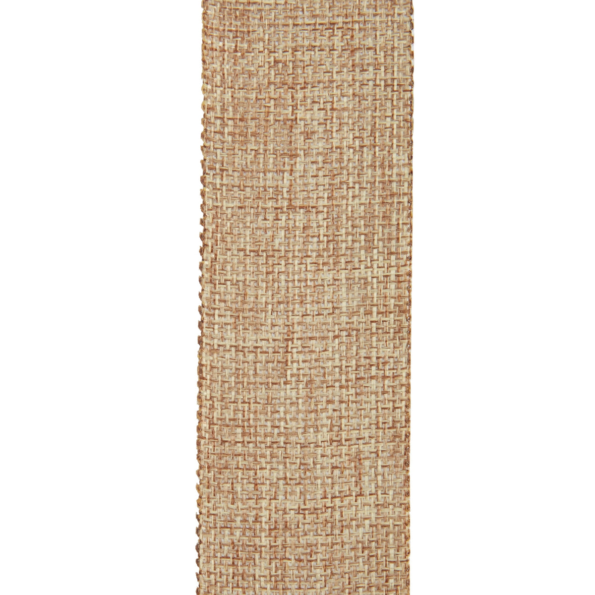 Offray Ribbon, Torrid Orange 1 1/2 inch Woven Burlap Woven Ribbon, 9 feet