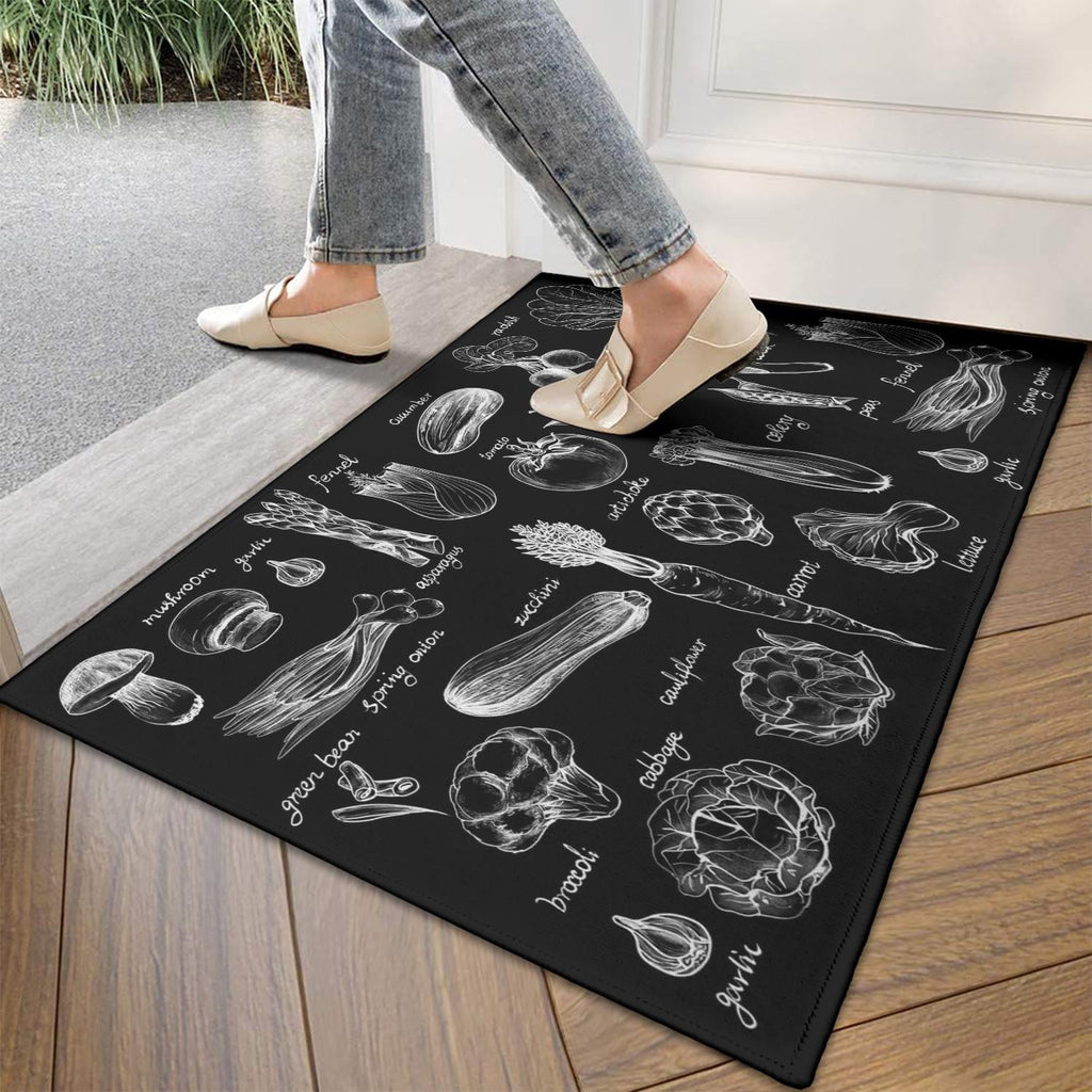 Brown Vintage Tribal Western Non Slip Washable Door Mat Funny Doormat Outdoor Inside Floor Rugs Crystal Velvet 30x17 Inches