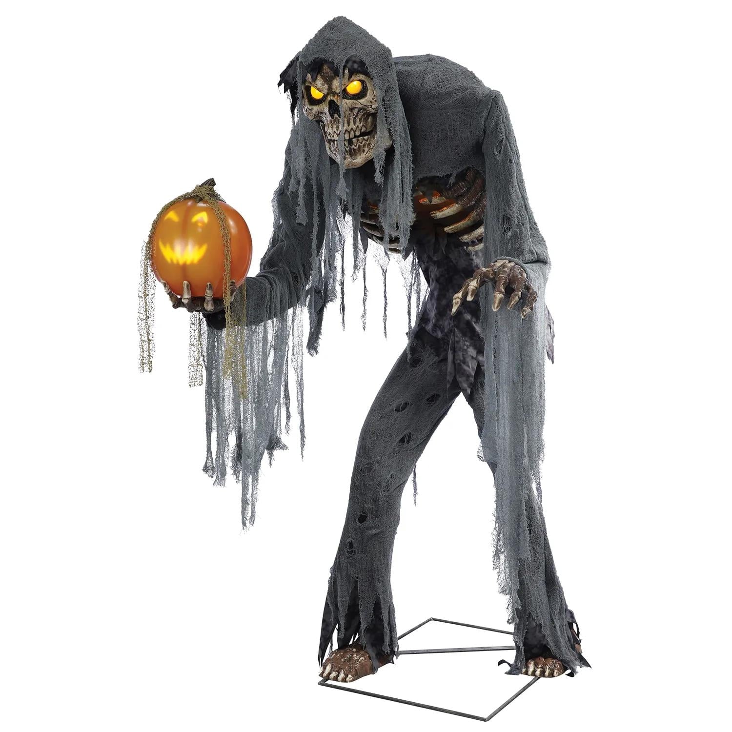 Seasonal Visions Animated Prowling Jack Halloween Decoration - 7 ft