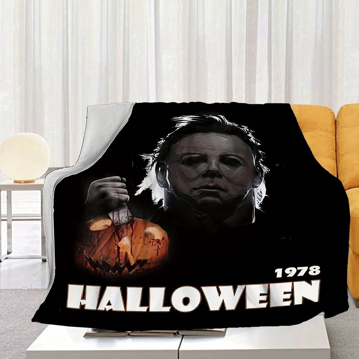 Jbralid This is My Horror Movie Watching Blanket, Horror Movie Blanket, Halloween Blanket, Scary Movie Blanket, Horror Blanket Gifts for Halloween 40x50 in