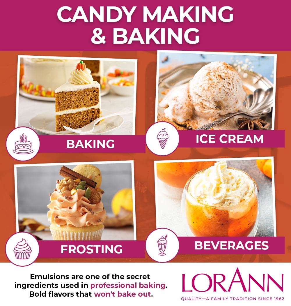 LorAnn Oils Pumpkin Spice Flavoring For Baking - Emulsion Pumpkin Spice Extract Substitute - 4 oz