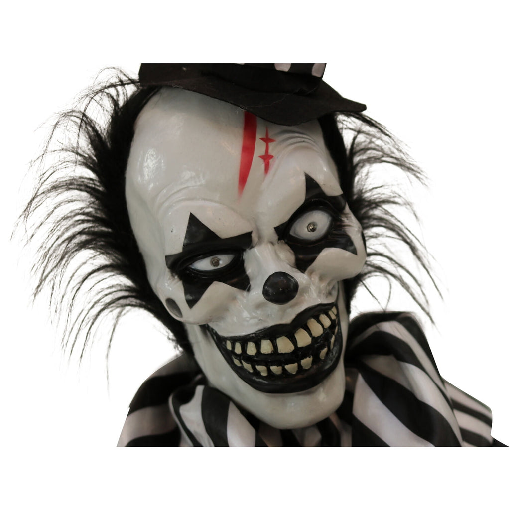 Haunted Hill Farm 1.8 ft Groundbreaker Clown-Vile, Halloween Decoration, Multi-Color, HHFJCLOWN-2LSA