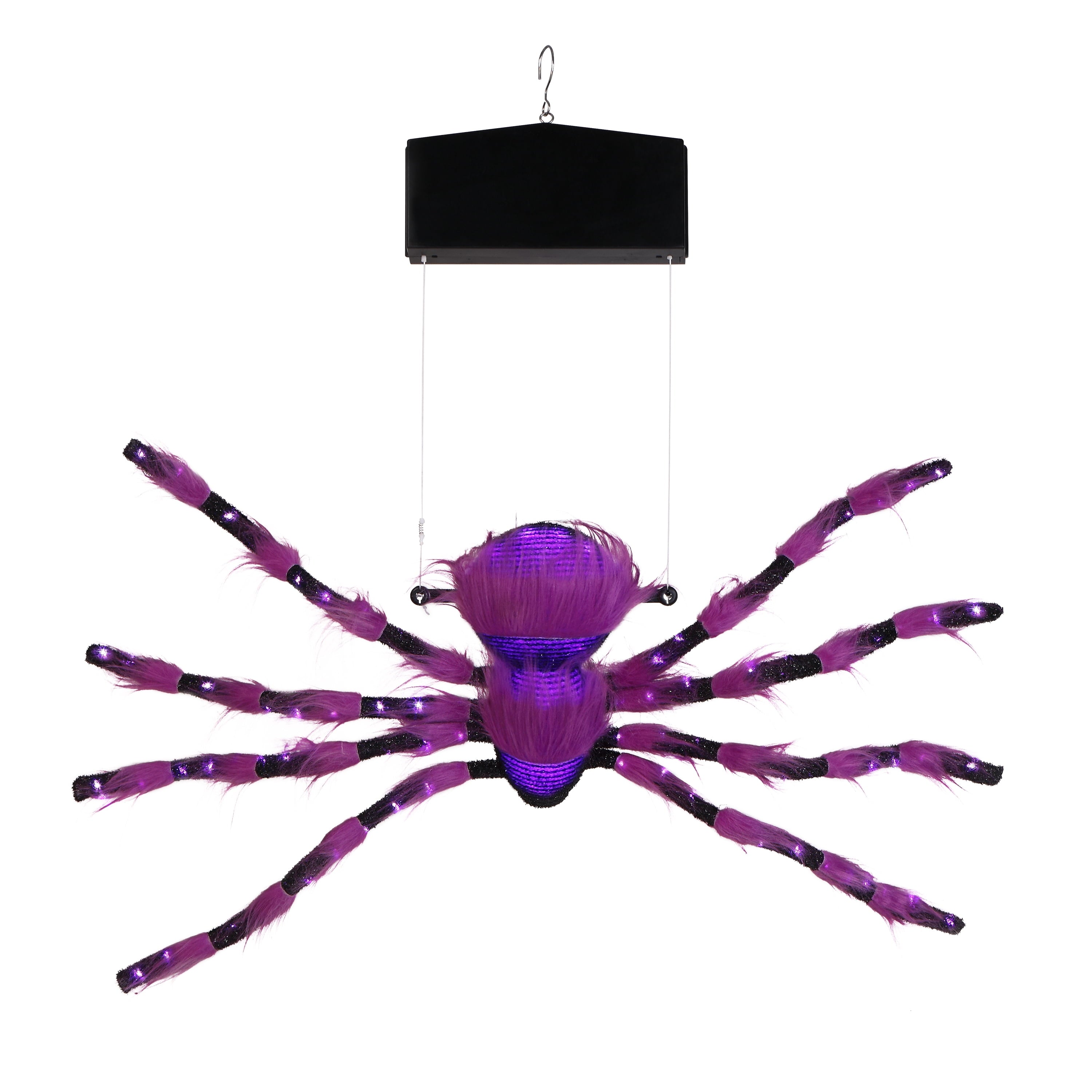 Mr. Halloween 4 ft. Outdoor Animated Spider Web - Purple Web