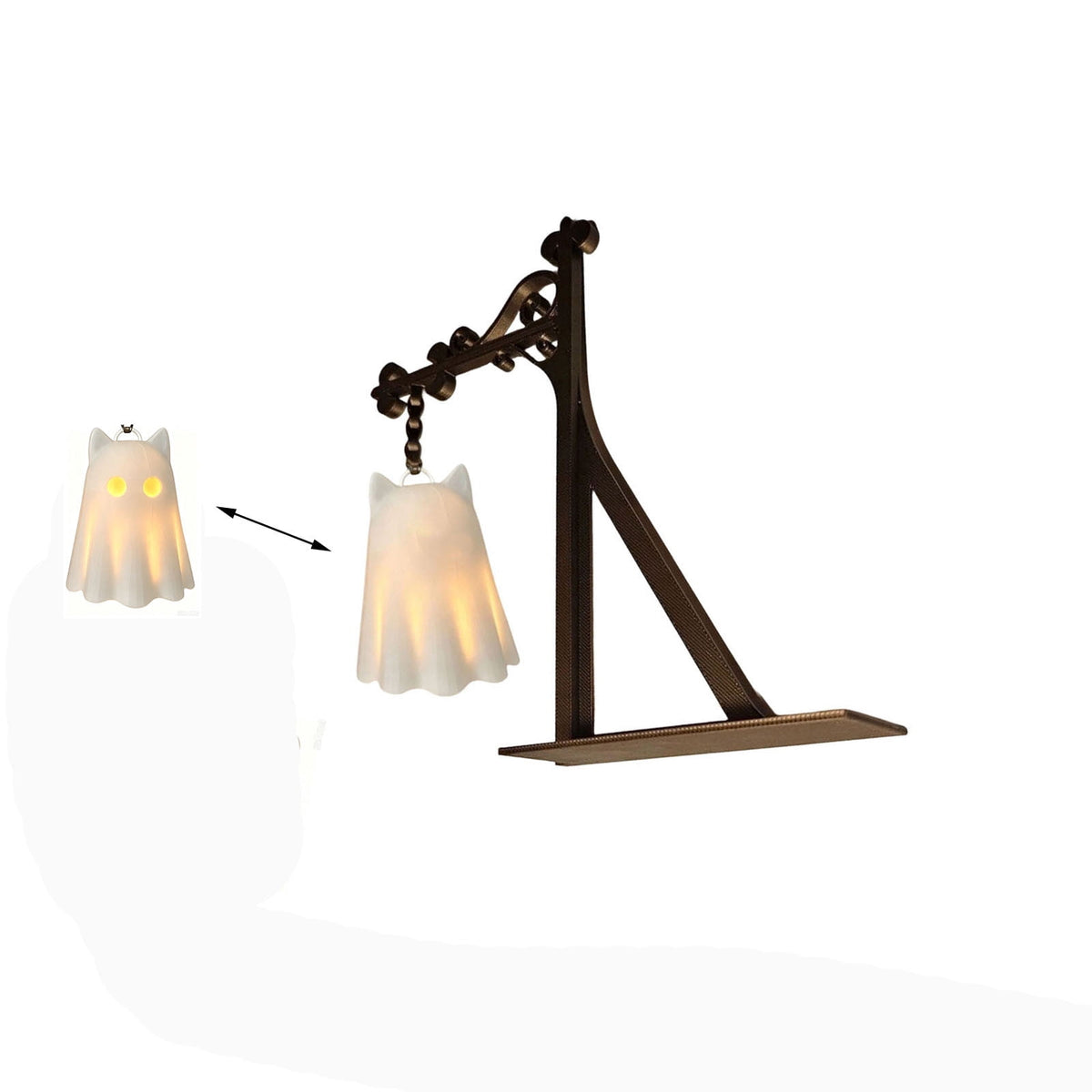 Nkmbld Halloween Bookshelf Lamp, Vintage Library Lantern Decorative Bookshelf Lighting, Hanging Ghost Lantern Book Shelf Light, Halloween Decorations Indoor