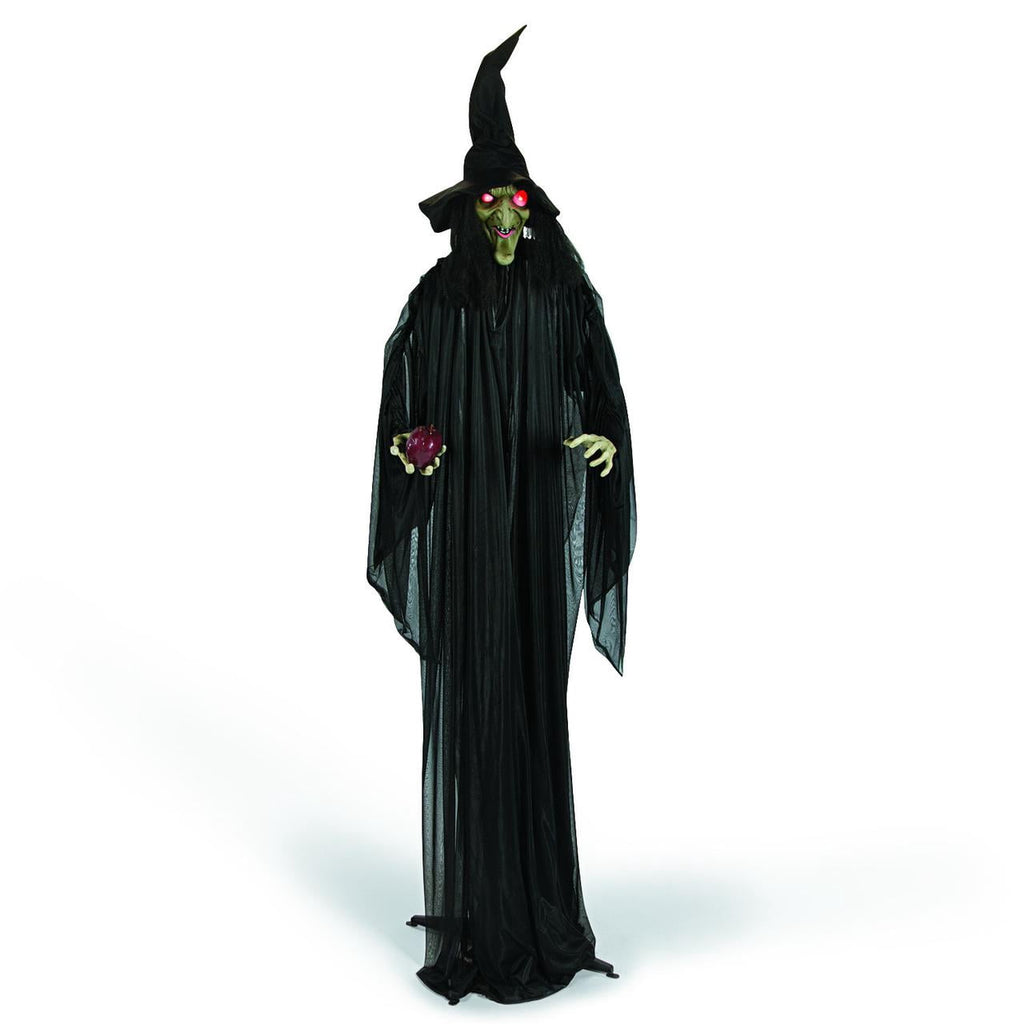 Standing Witch With Red Apple - Home Decor - 1 Piece