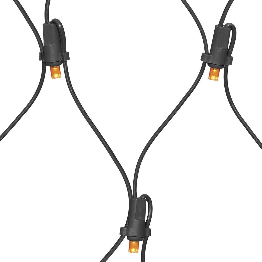 Indoor/Outdoor 50-Count LED Net Lights, Multicolor, 4' x 4', Halloween by Way To Celebrate