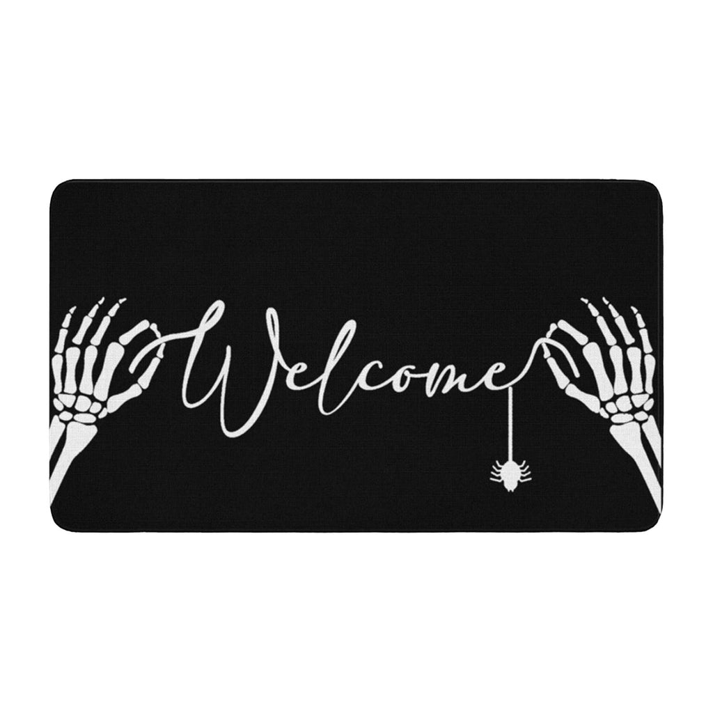 YIMWNYI Halloween-Themed Door Mat, Spooky Entryway Rug, Non-Slip Wiper, Decorative Pumpkin Mat, Perfect for Trick-or-Treaters, Versatile Indoor Outdoor Decor