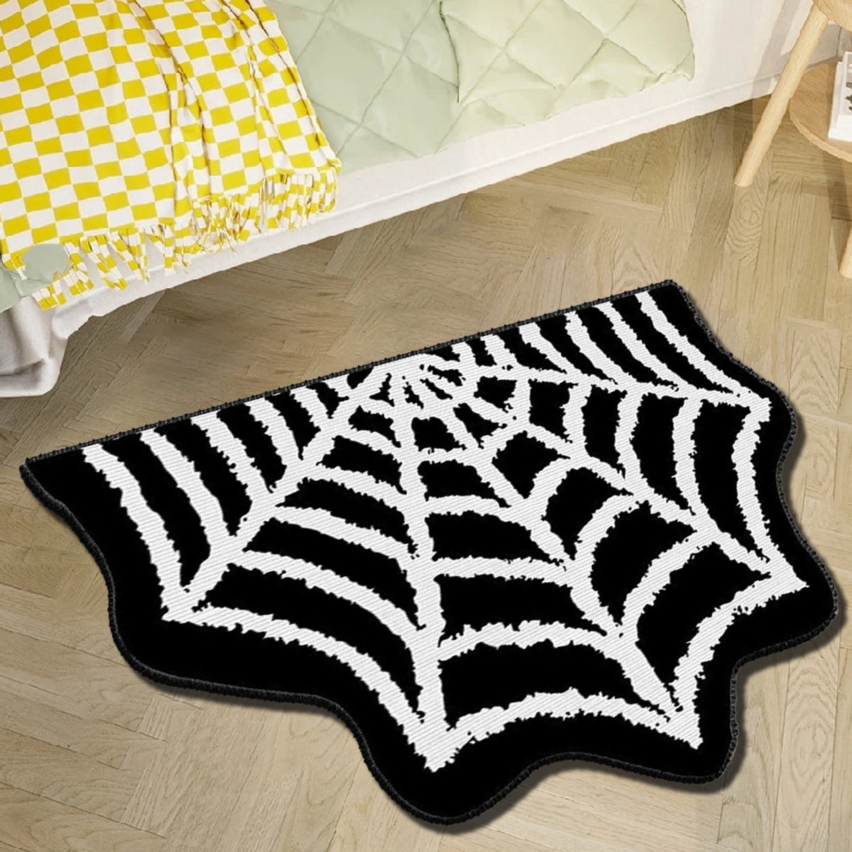 Stijggn Halloween Kitchen Mats for Floor Halloween Rugs Halloween Thanksgiving Decorations Doormat, Welcome Mats for Front Door,Spooky Outdoor Mats for Home Decor Holiday Decorative