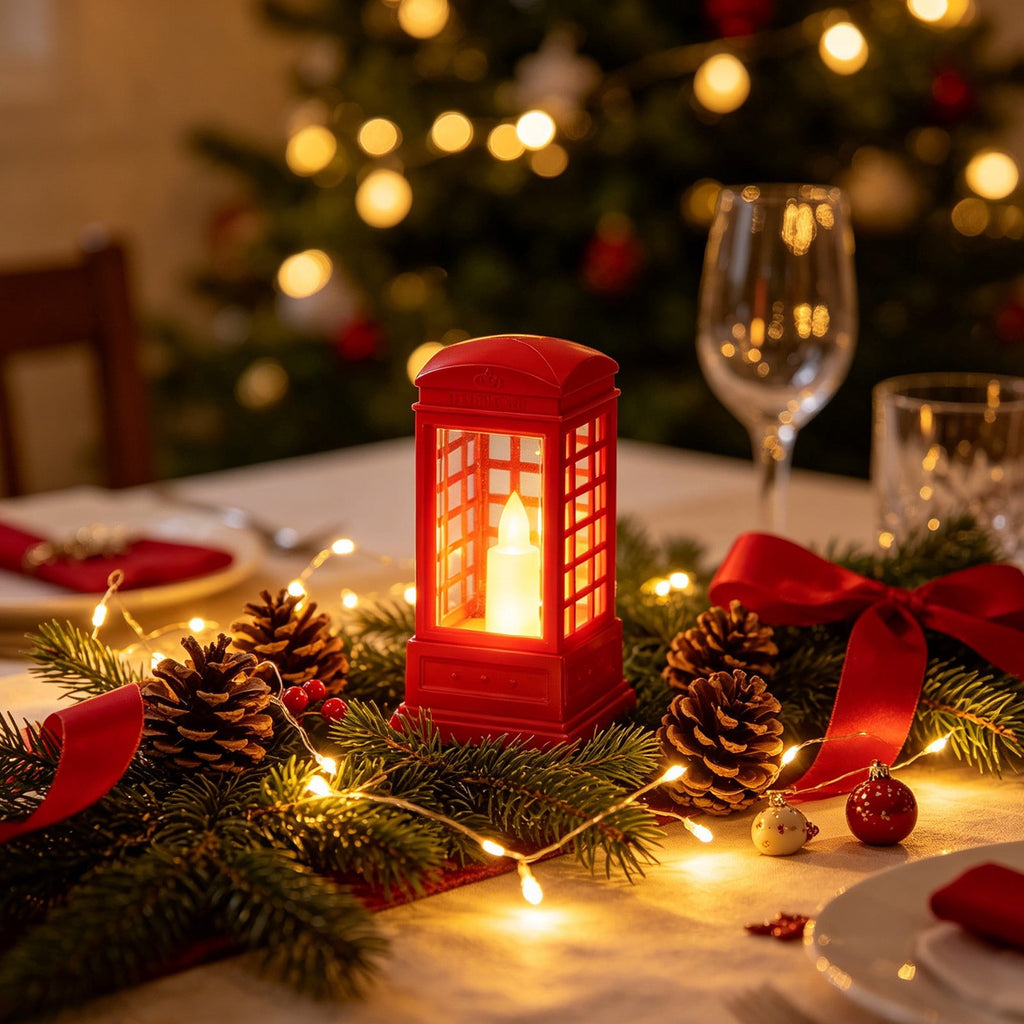 Djiypn Mini Lanterns 2Pack LED Small Lanterns Decorative Indoor Outdoor Hanging Lantern Decorative Candle Light Farmhouse Decor for Weddings Western Camping Party Halloween Christmas Decorations