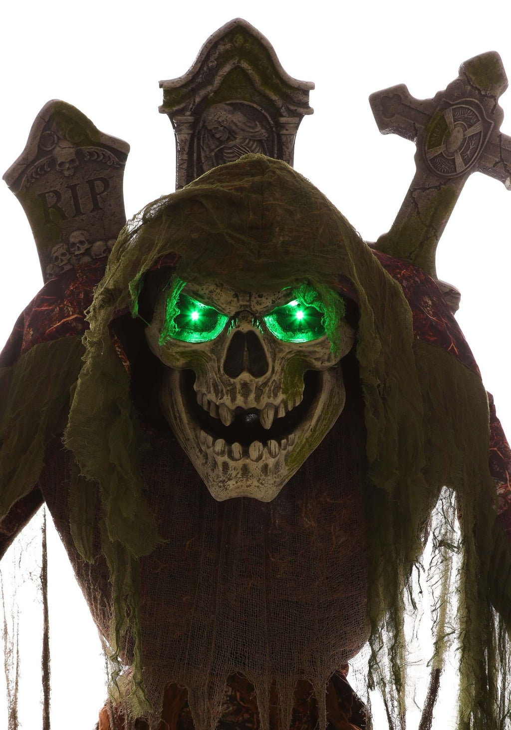 Tony Tombstone the Graveyard Caretaker Animated Decoration