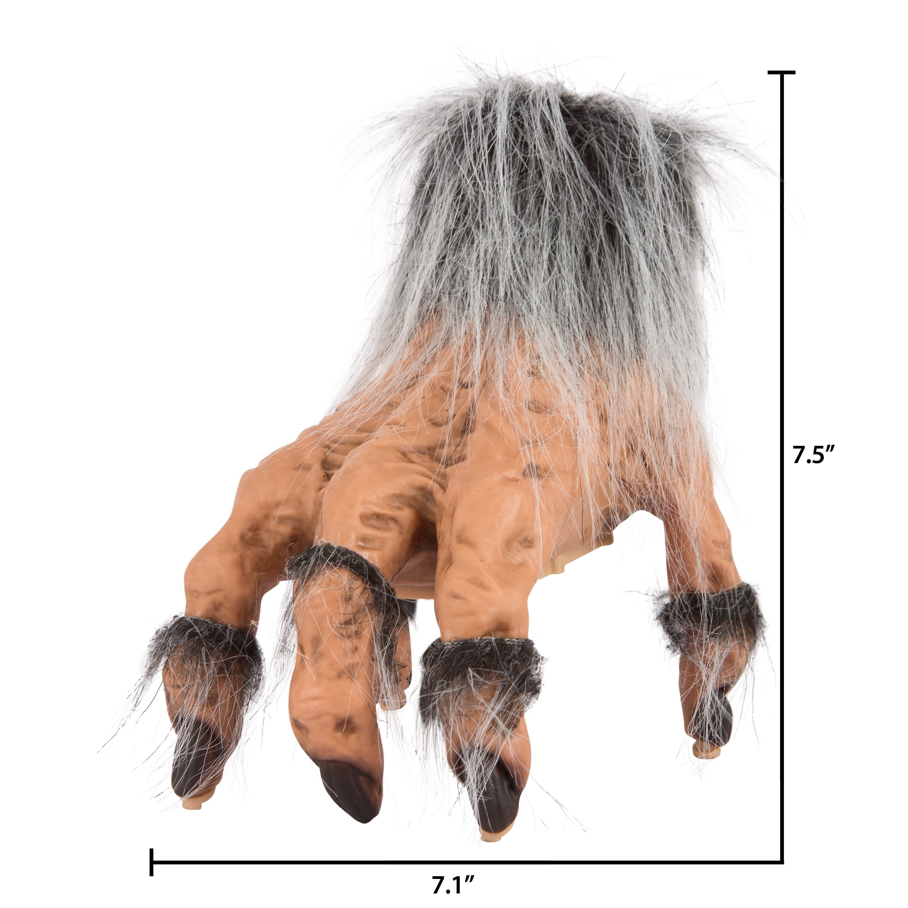 Battery-Operated Animated Wolf Hand, Brown, 7.5", Halloween by Way To Celebrate