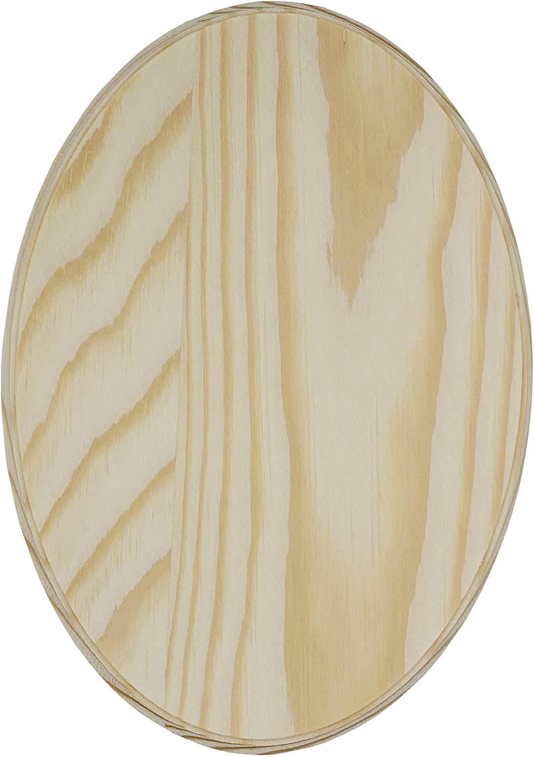 Creative Hobbies Unfinished Wood Plaques, 6.5 Inch x 4.5 Inch, 4 Assorted Shapes