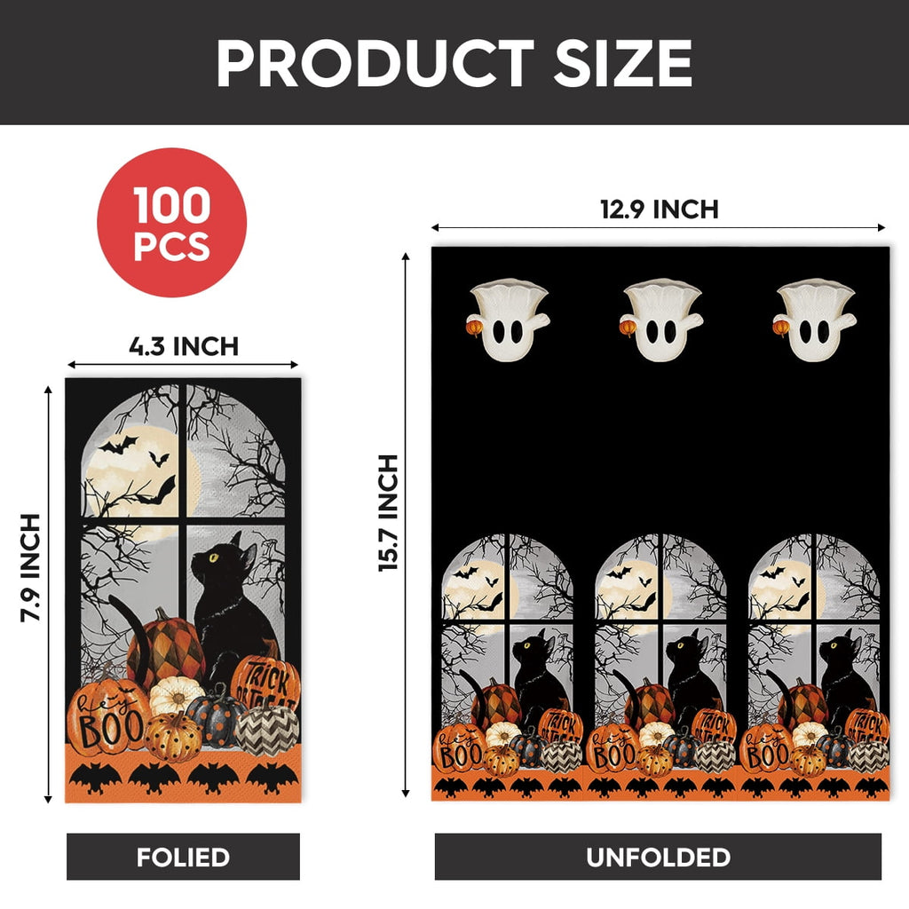 Sm:)e Ghoost Halloween Paper Napkins 100PCS