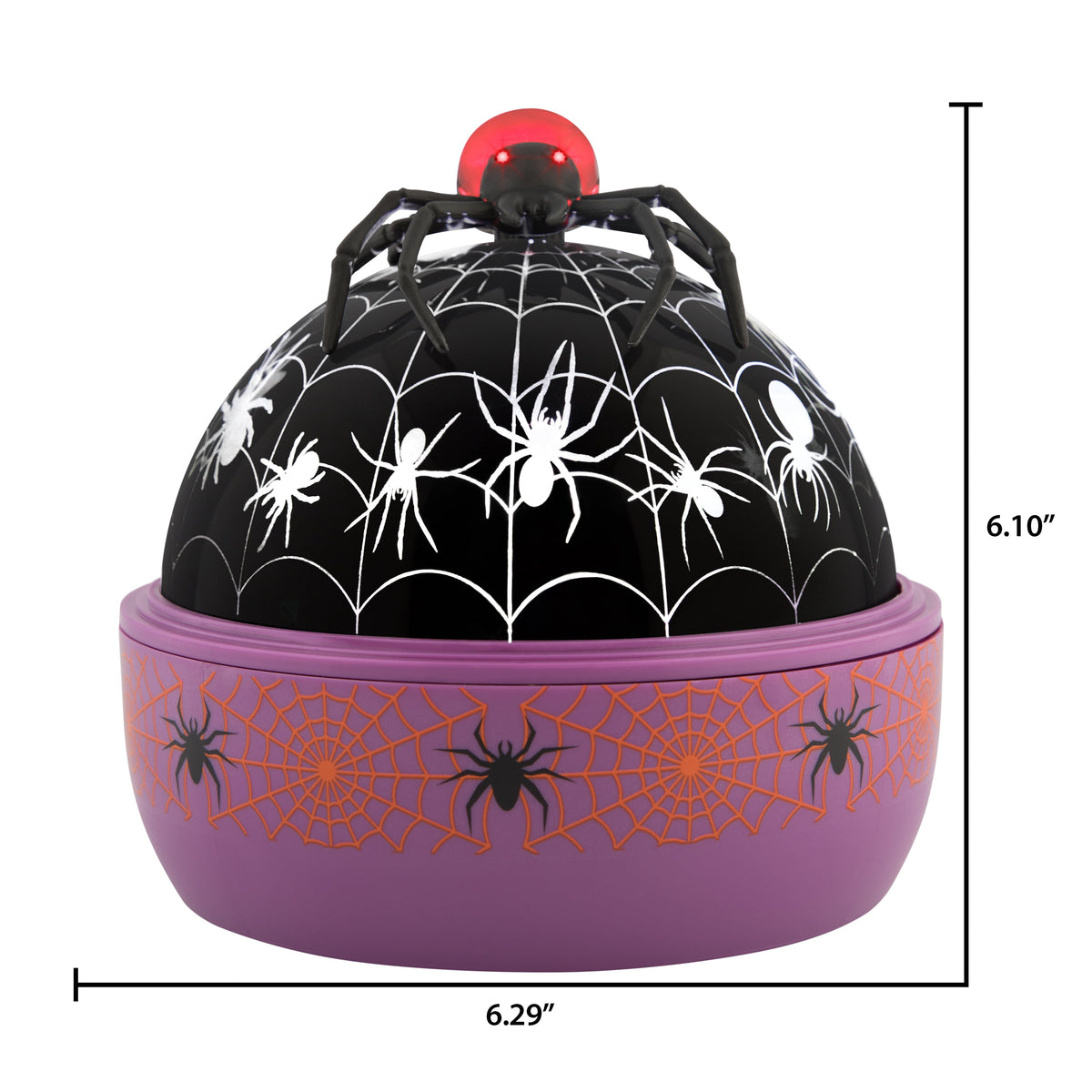 Halloween Shadow Projection Light Haunting Spiders 6.29 in x 6.29 in x 6.10 in 0.77 lb