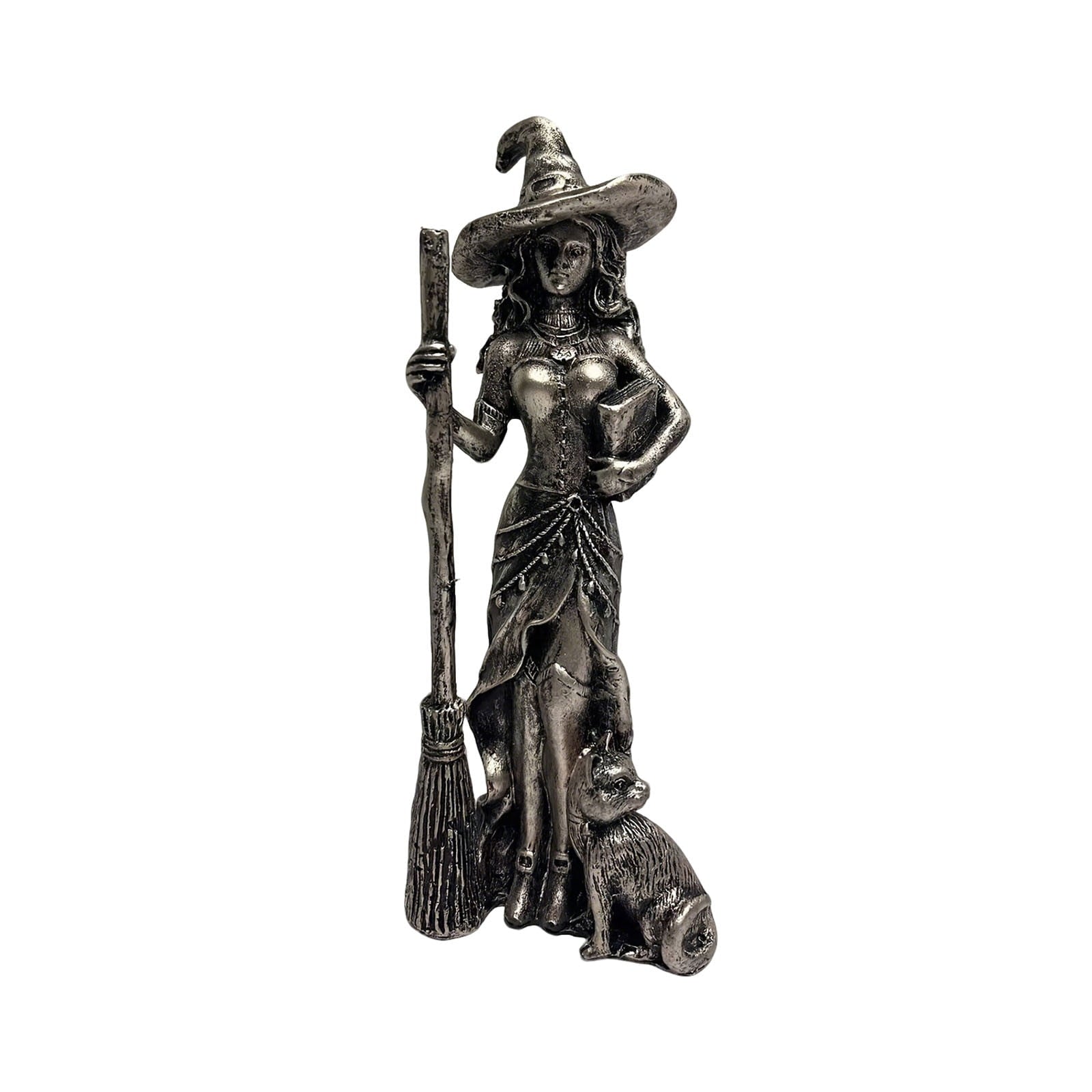 Halloween Witch Lamp,Stained Gothic Witch Hat Led Lamp for Stained Glass Inspired, Spooky Decorative Standing Night Light,Unique Halloween Party Lighting Decorations Door for Indoor