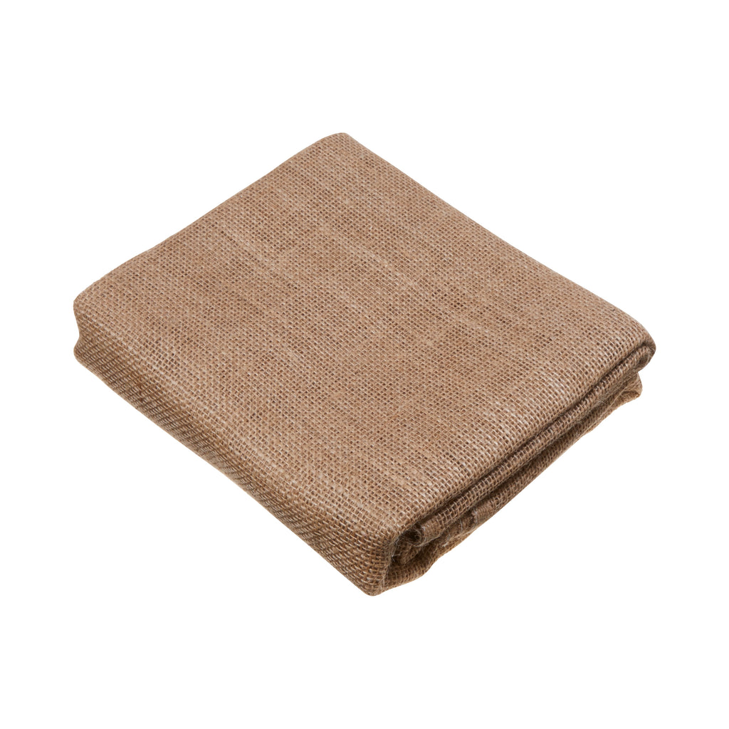 Allen Company Folded & Precut Jute Burlap Craft Fabric, 46"W x 2-Yards, Natural