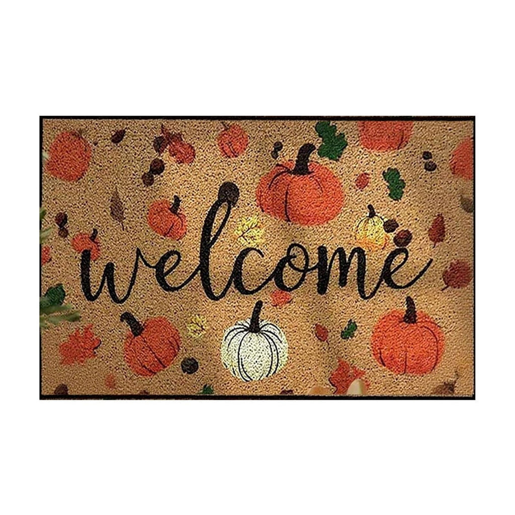 Autumn Door Mat for Entryway, 16x24 Inch, Fall-Themed Floor Doormat for Home Decor, Non-Slip Rug Mat for Living Room, Kitchen, Bedroom, Gifts for Fall Lovers (E)