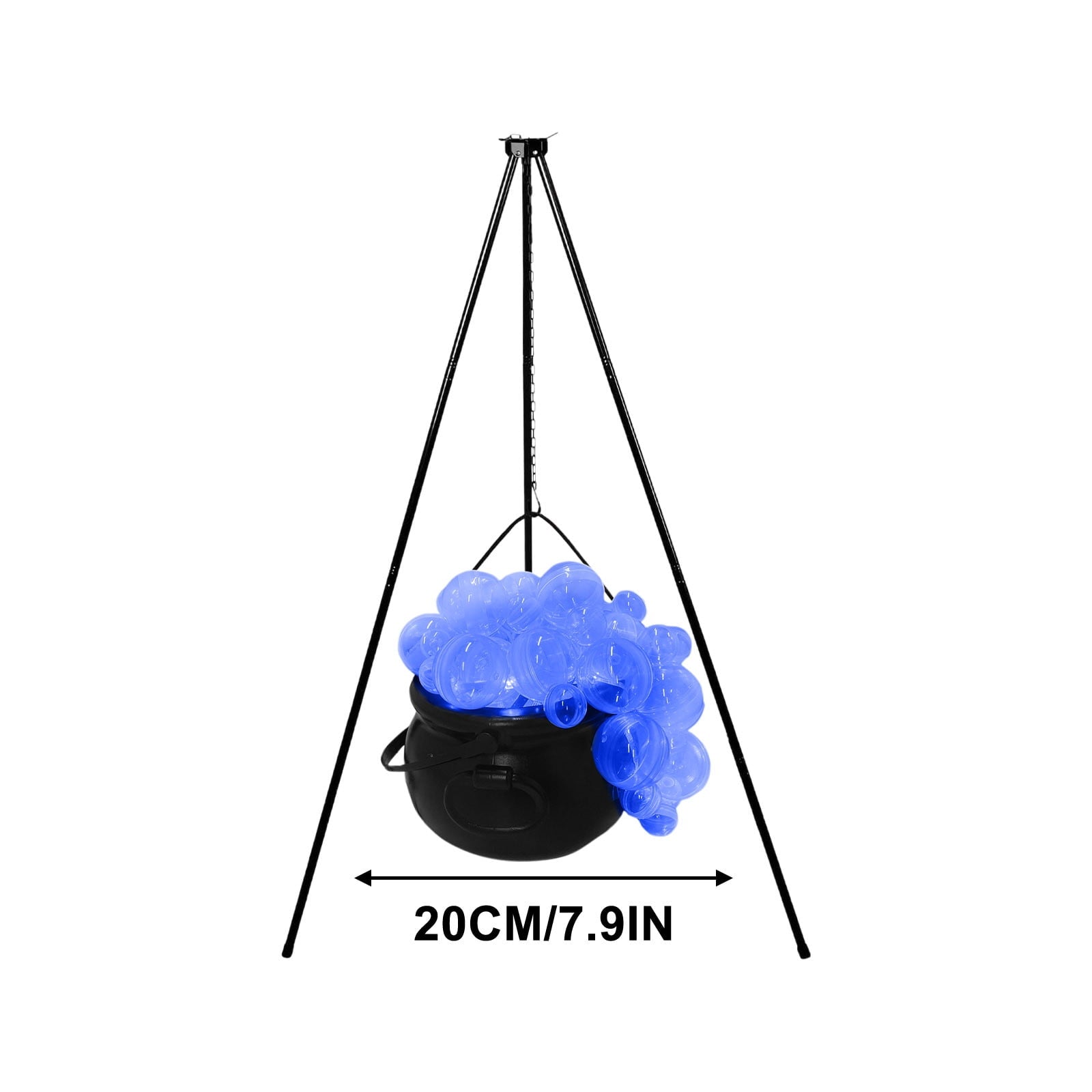 Muecwrye Halloween Decorations Outdoor, Halloween Clearance! Halloween Witches Cauldron on Tripod with Lights, DIY Bubbling Cauldron Set Decor for Home Porch Outside, Halloween Party Supplies