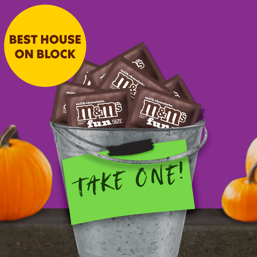 M&M's Fun Size Milk Chocolate Halloween Candy - 7.33 oz