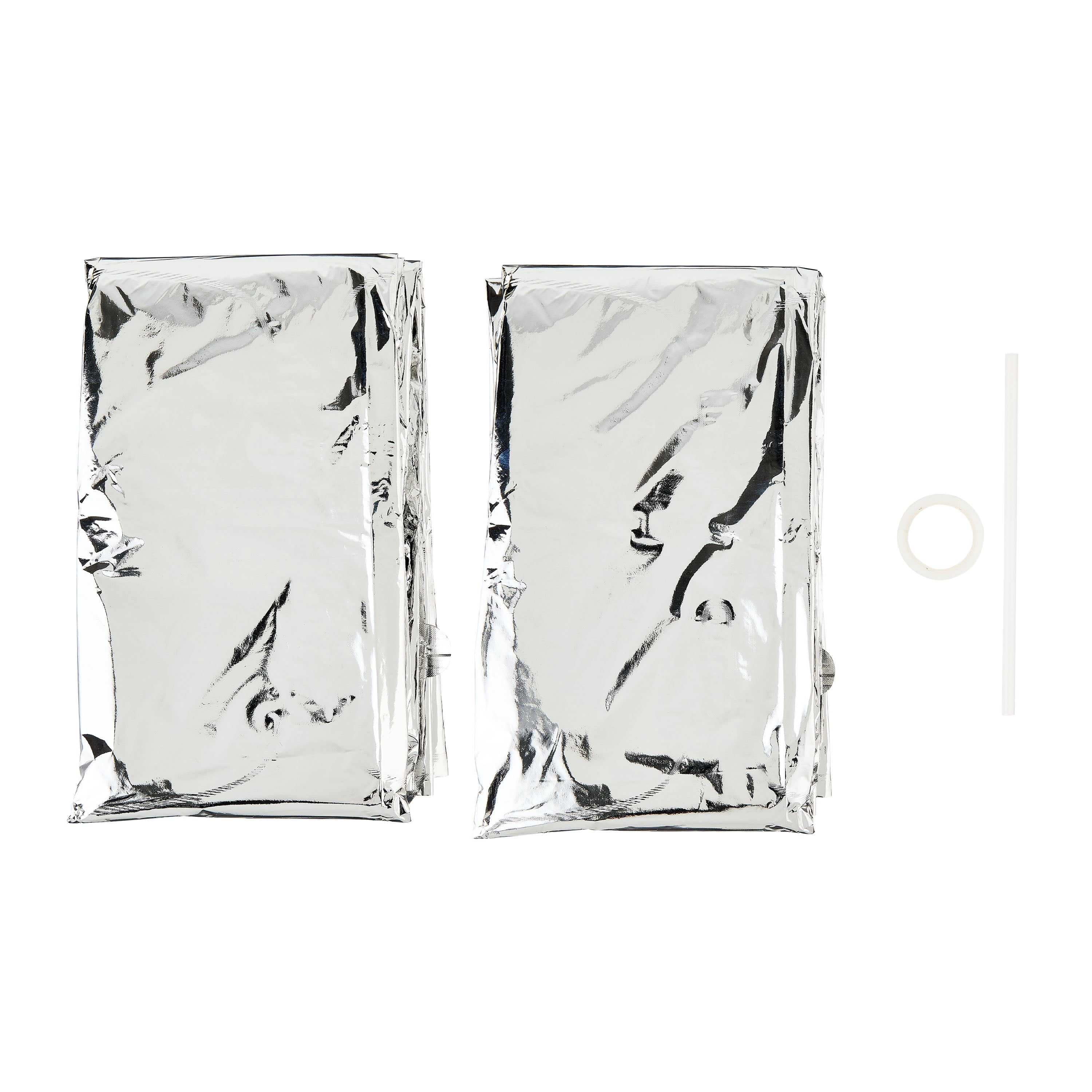 55 inch Foil Balloon Backdrops, Silver, 2 Count, by Way To Celebrate