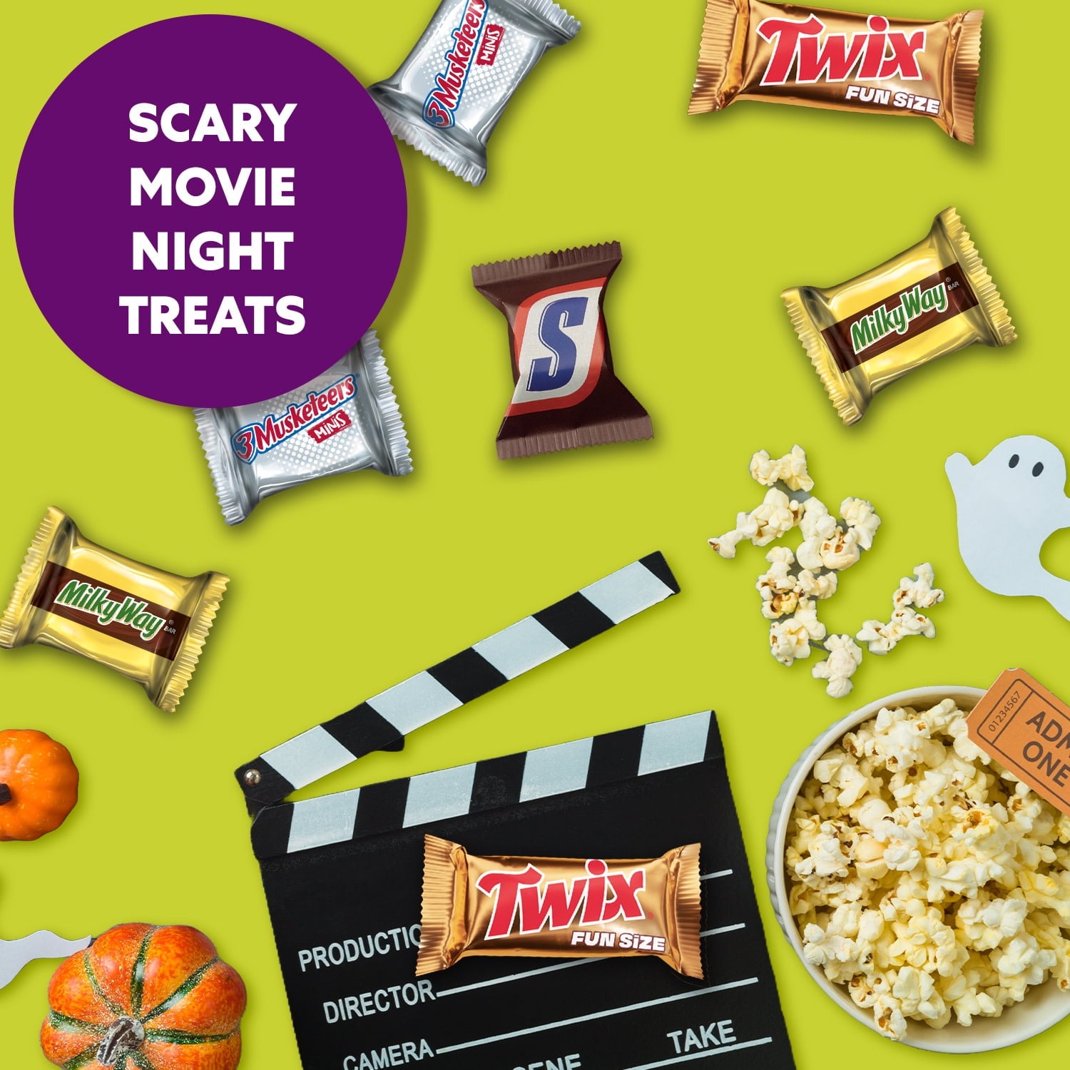 Snickers, Twix, Milky Way & 3 Musketeers Minis Halloween Candy Assortment - 150 Ct Bulk Bag