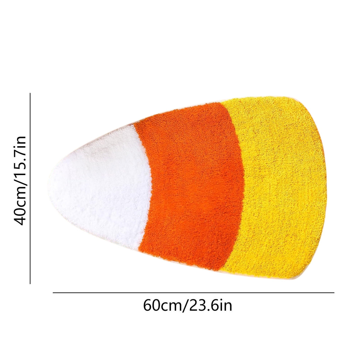 SHENGXINY Halloween Front Door Mat for Home Entrance Washable Floor Mat Flannel Like Fall Thanksgiving Oval Door Mat Non Slip Entryway Rug