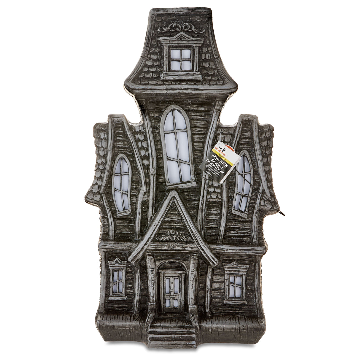 Animated Haunted House 24" Plastic Indoor Halloween Decoration, by Way To Celebrate