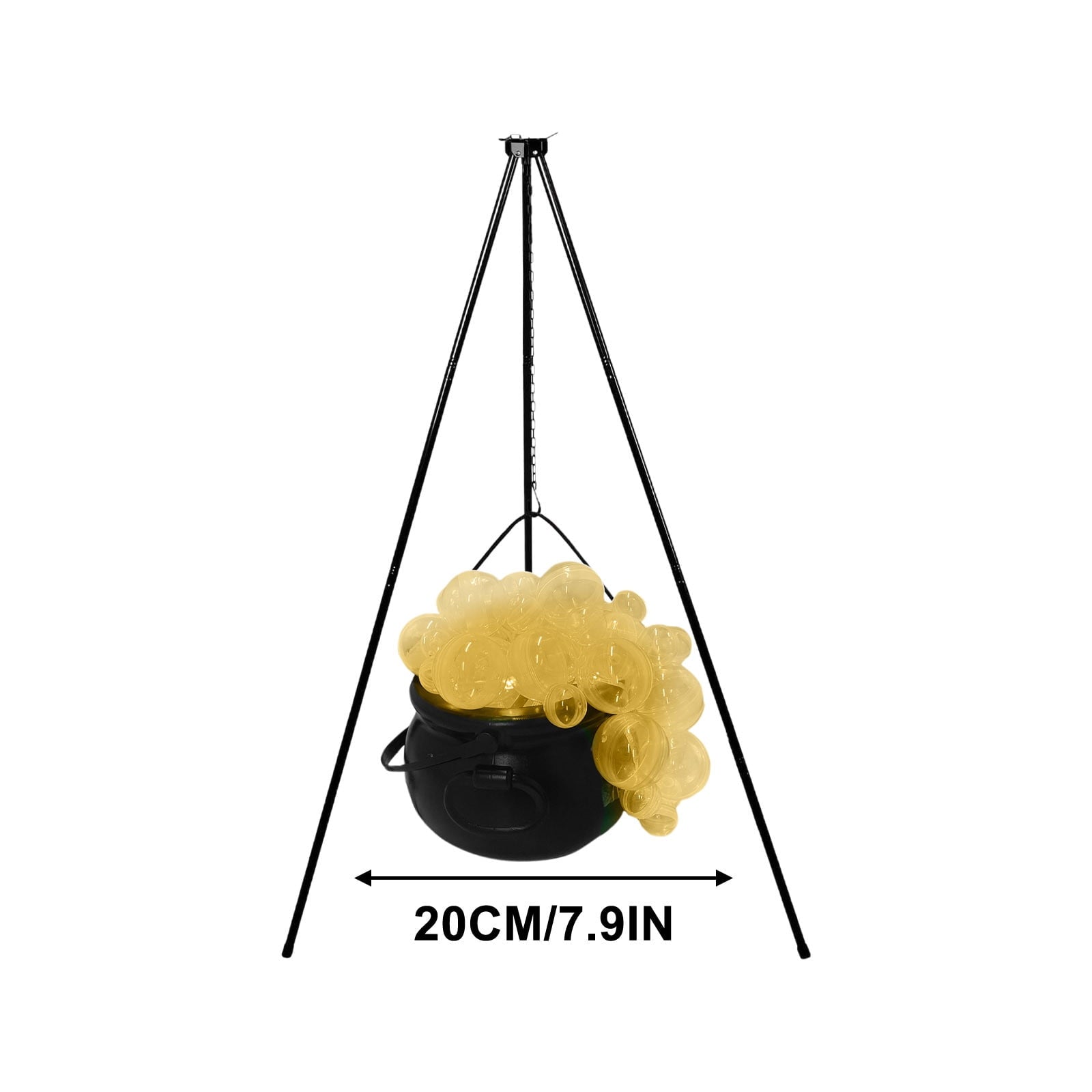 Muecwrye Halloween Decorations Outdoor, Halloween Clearance! Halloween Witches Cauldron on Tripod with Lights, DIY Bubbling Cauldron Set Decor for Home Porch Outside, Halloween Party Supplies