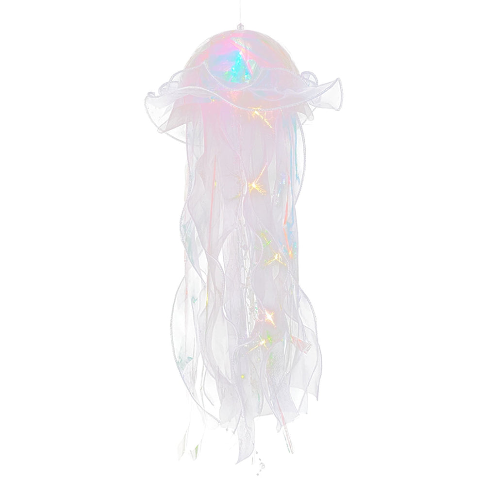 Pyaiine Glowing Jellyfish Lantern Handheld Jellyfish LED Lamp Hanging Lantern Decoration New Year Eve Gadget Holiday Gift for Party