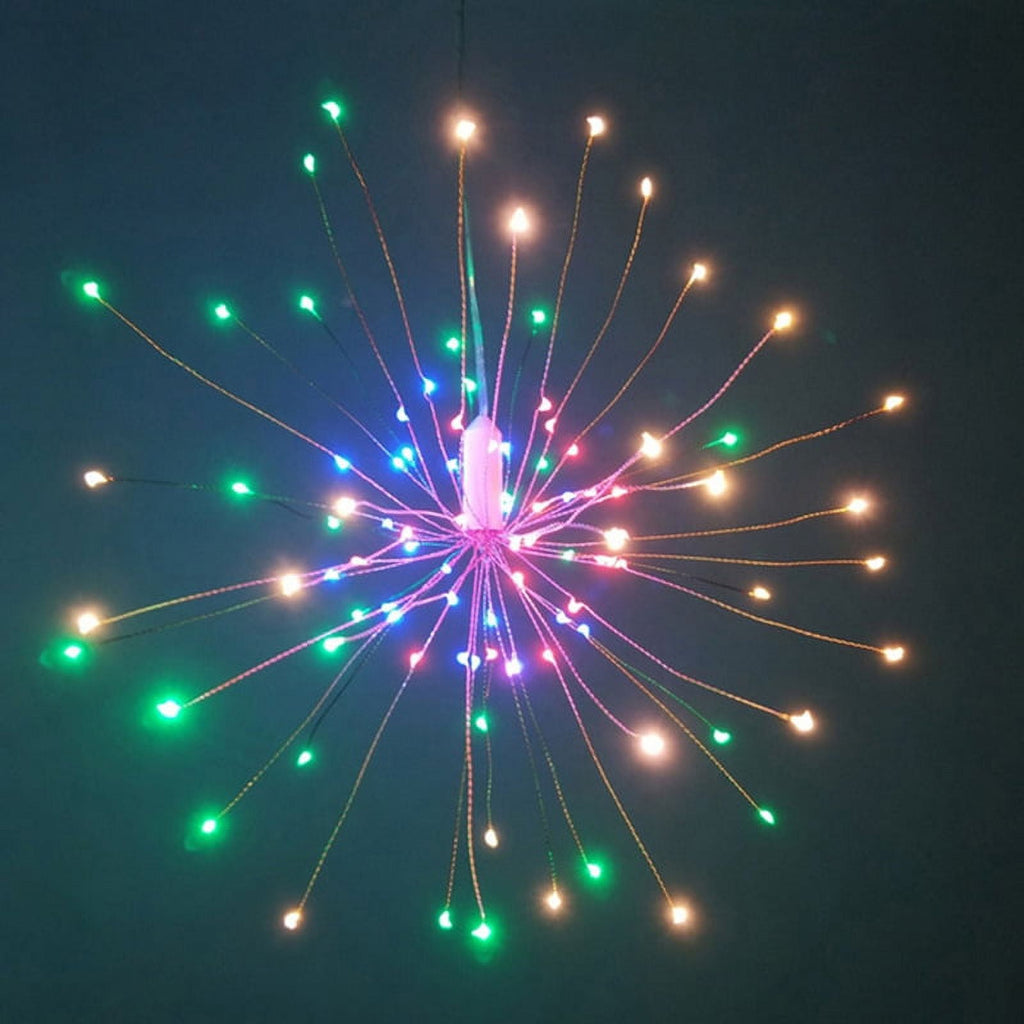 Firework Solar Power LED String Copper Wire Fairy Lights Xmas Party Decor Lamp,Suit for Christmas, Halloween,Thanksgiving Day,Mother's Day,Valentine's Day,Party Decoration