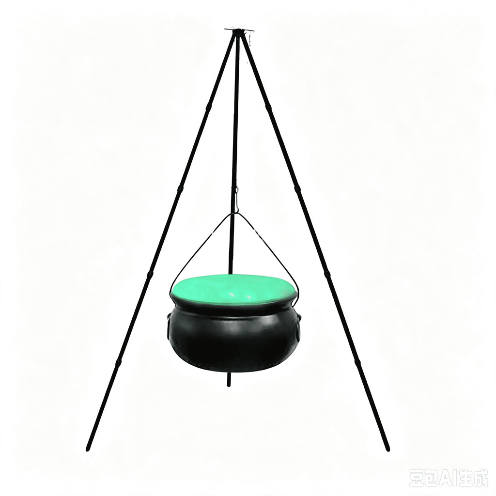 Muecwrye Halloween Decorations Outdoor, Halloween Clearance! Halloween Witches Cauldron on Tripod with Lights, DIY Bubbling Cauldron Set Decor for Home Porch Outside, Halloween Party Supplies