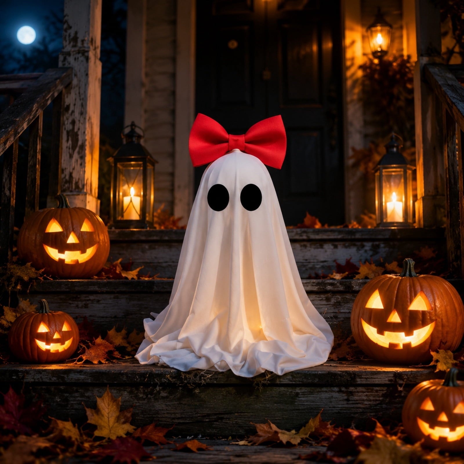 AuroraX Halloween Ghost Decor Outdoor Halloween Decoration Courtyard Tabletop Desktop Haunted Halloween Decoration for Yard Garden Pink