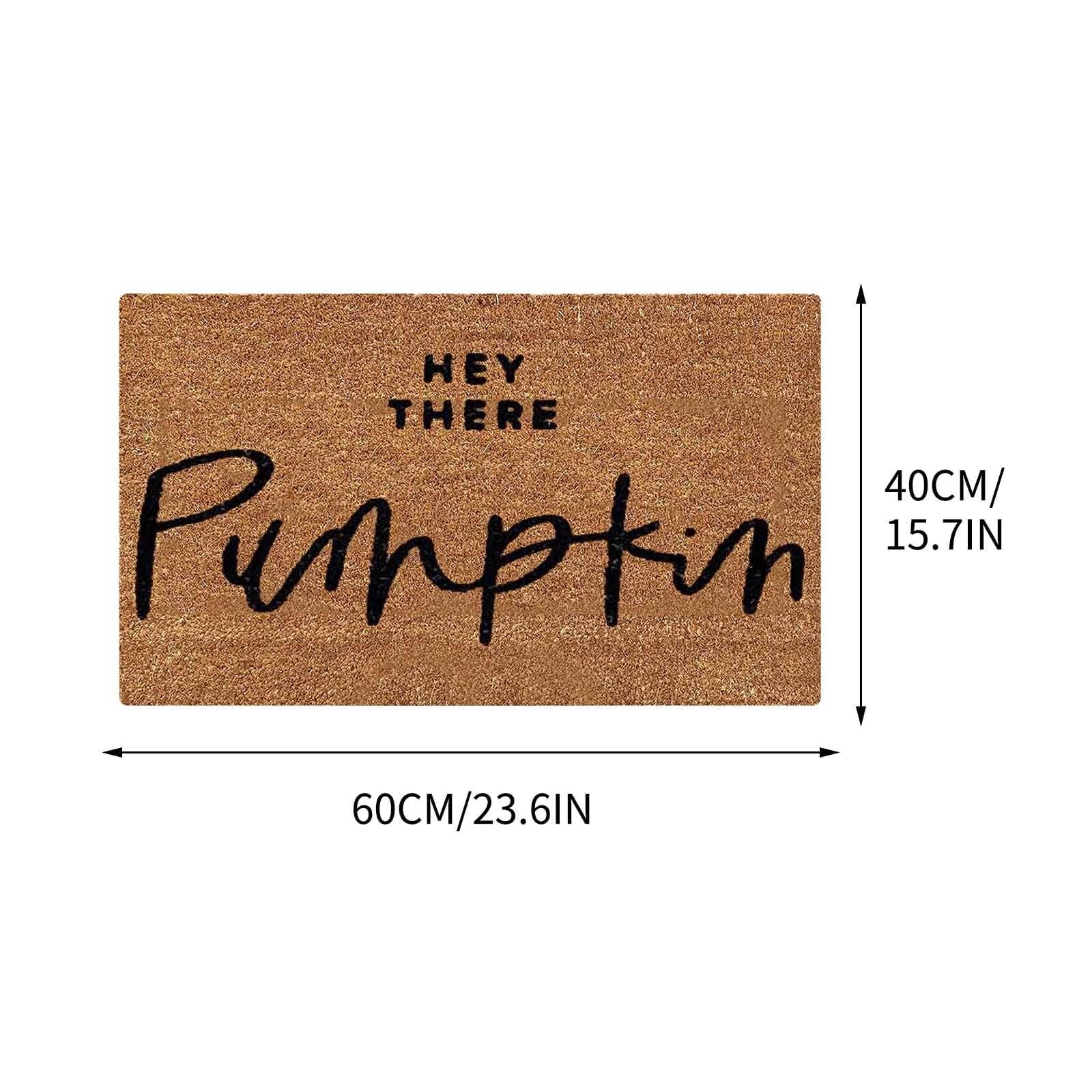 Holloyiver Halloween Door Mat 24" x 16", Ghost Pumpkin Bat Skull Witch Mat Non-Slip Front Door Mat Entrance Funny Doormat Entry Rug Fall Door Mat Welcome Mats Synthetic Coir Doormat Outdoor Decor