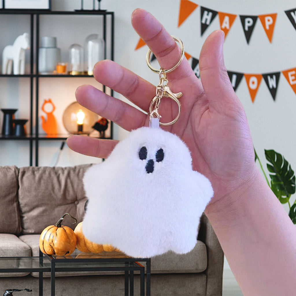 TOPRenddon Happy Halloween Door Mat, Front Door Mat Non Slip, Welcome Skull Ghost Yard Floor Doormat Kitchen Entry Outdoor Indoor Entrance