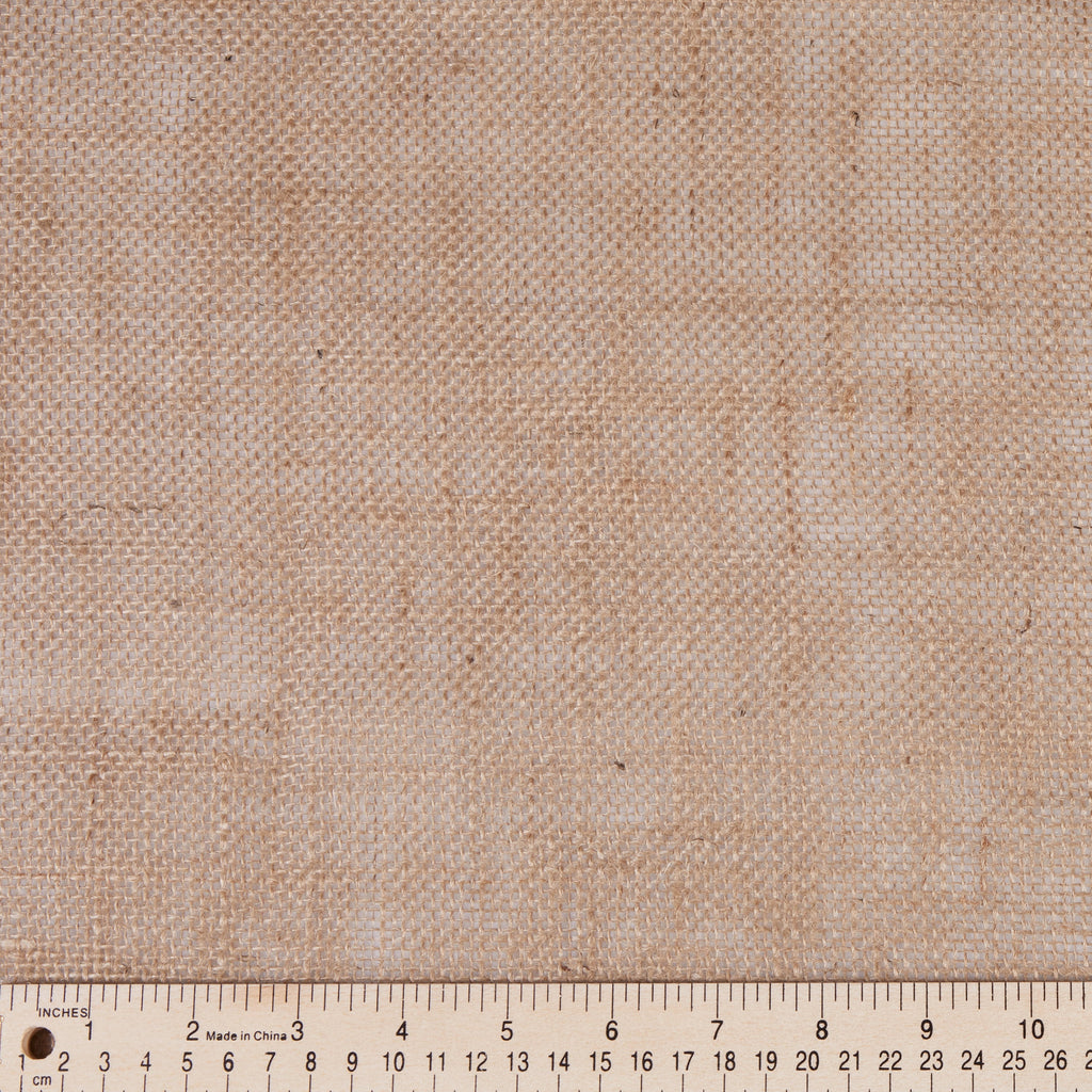 Allen Company Folded & Precut Jute Burlap Craft Fabric, 46"W x 2-Yards, Natural