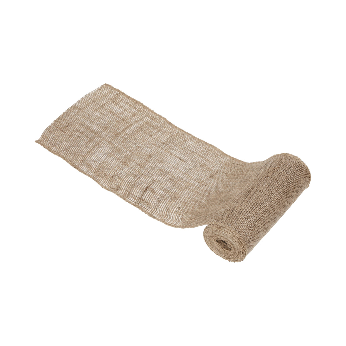 Love, Laugh, Craft Jute Naturalistic Needlework Fabric Precut Roll, 8" x 5-Yards, Natural
