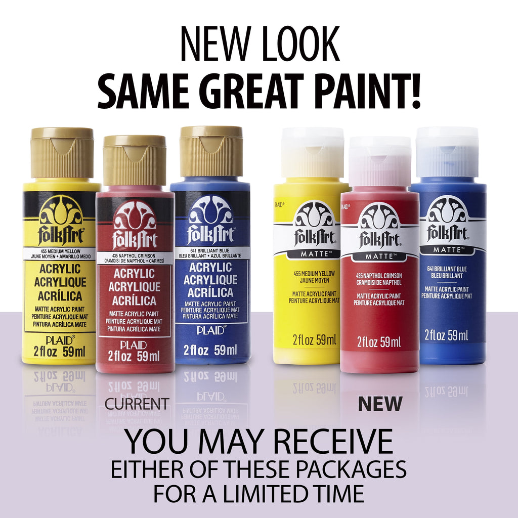 FolkArt Acrylic Craft Paint, Matte Finish, Vintage Tea Rose, 2 fl oz