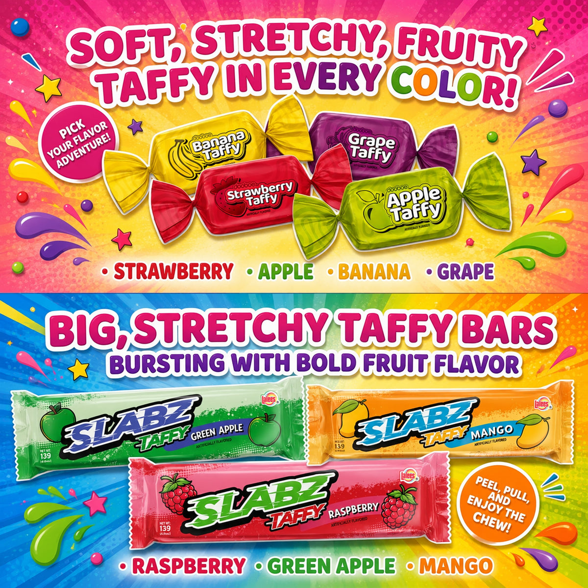 Assorted Bulk Candy Mix, 12 lb Bulk Individually Wrapped Candy Variety Pack for Piñatas, Goodie Bags, Candy Bowls, Party Favors & Events