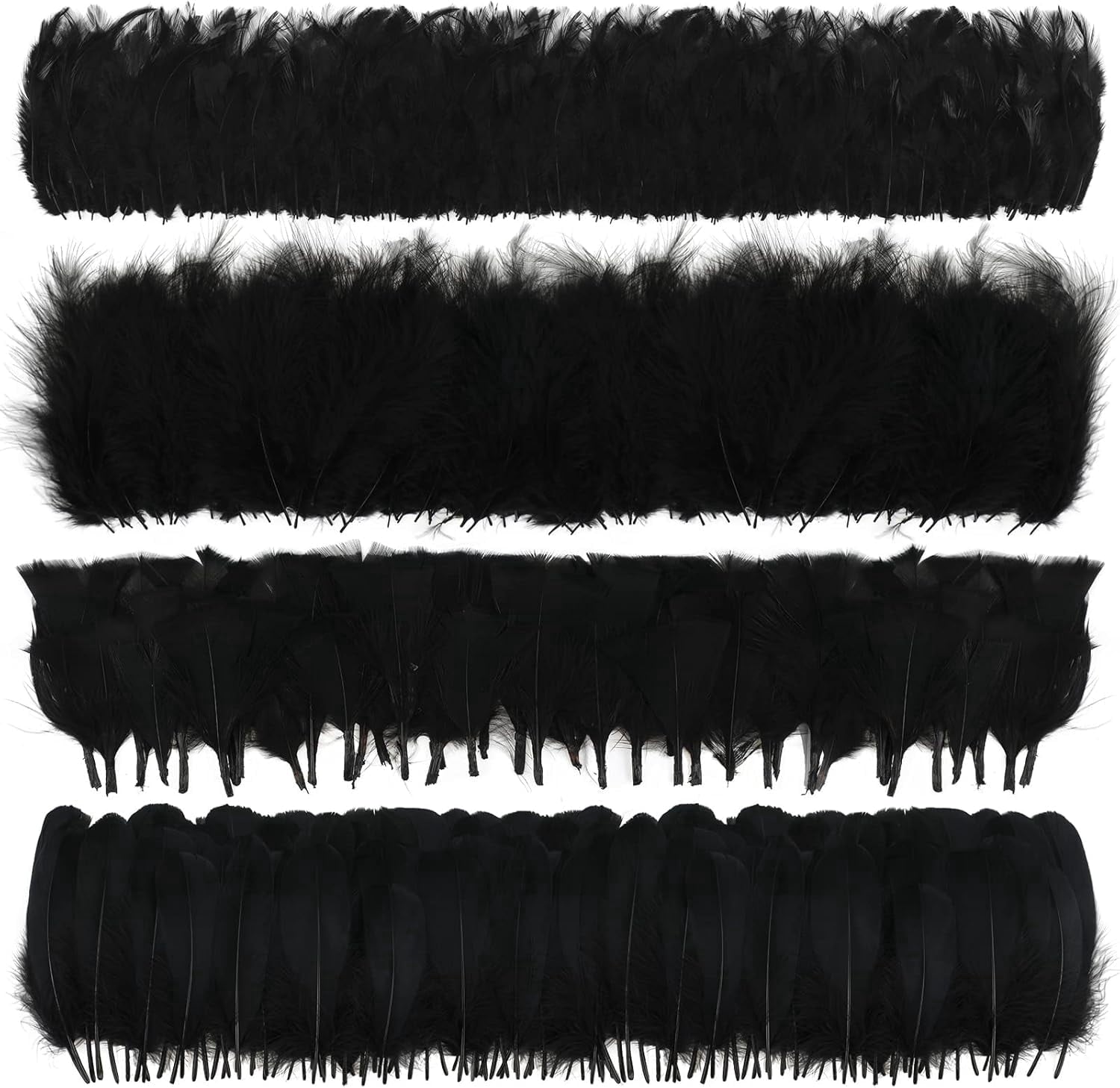 600PCS Red Feathers, 3-4.7 inch Feathers Bulk for DIY Crafts Wedding Halloween Costume Party Decorations Dream Catcher Supplies