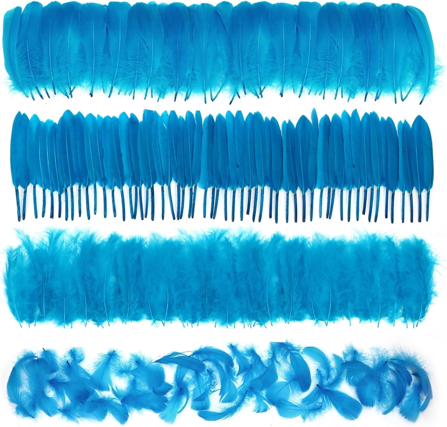 600PCS Red Feathers, 3-4.7 inch Feathers Bulk for DIY Crafts Wedding Halloween Costume Party Decorations Dream Catcher Supplies