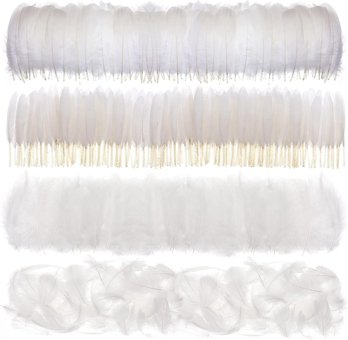 600PCS Red Feathers, 3-4.7 inch Feathers Bulk for DIY Crafts Wedding Halloween Costume Party Decorations Dream Catcher Supplies