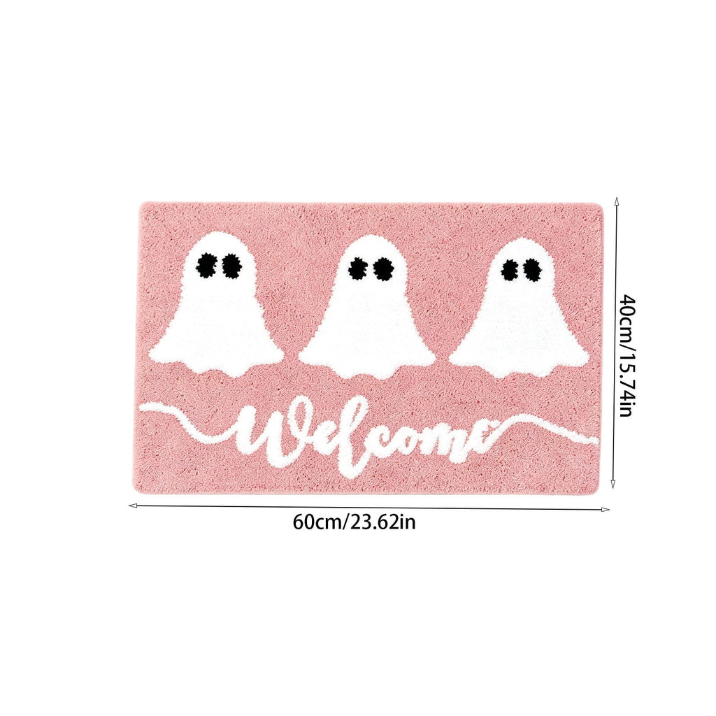 AuroraX Halloween Ghost Decor Outdoor Halloween Decoration Courtyard Tabletop Desktop Haunted Halloween Decoration for Yard Garden Pink