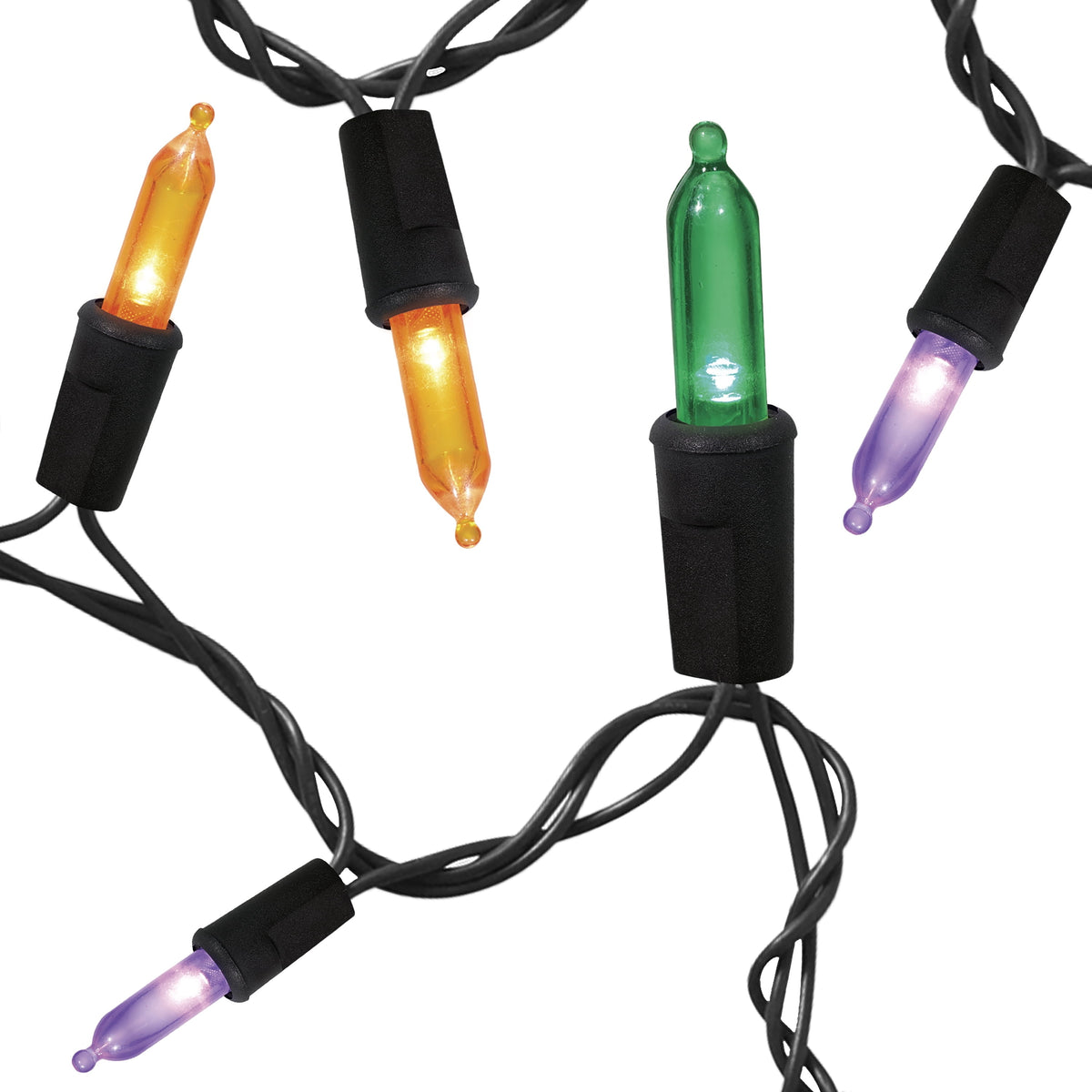 Indoor/Outdoor 200-Count LED Mini String Lights, Multicolor, 39', Halloween by Way To Celebrate