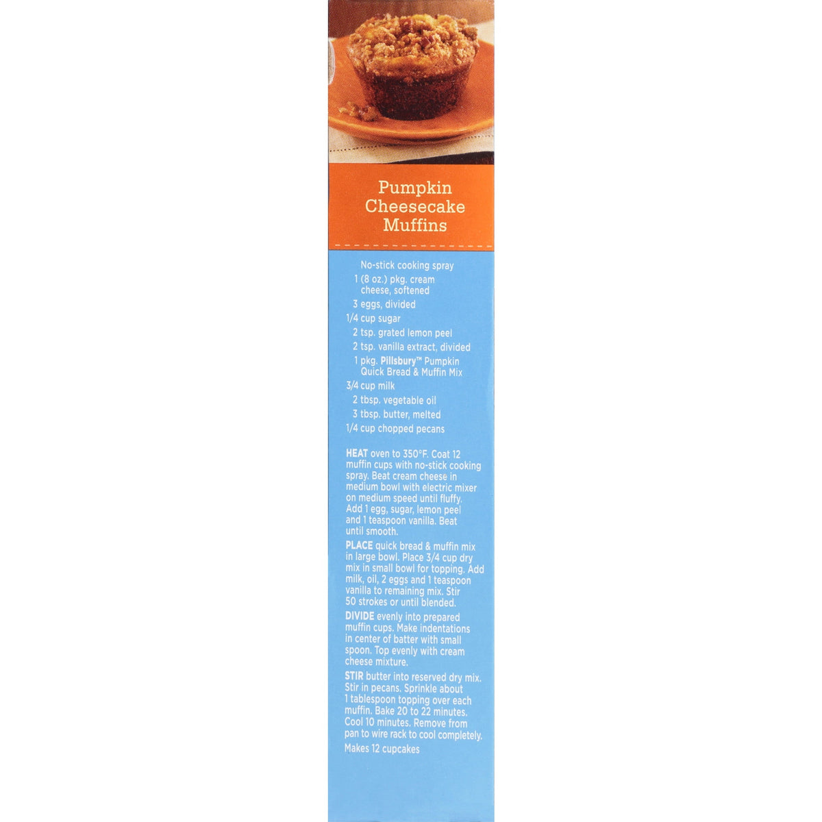 Pillsbury Pumpkin Quick Bread and Muffin Mix, 14 oz Box